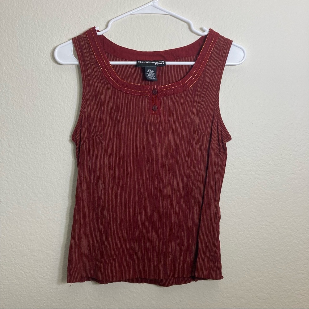 Norton McNaughton Top - Red - Petite XL